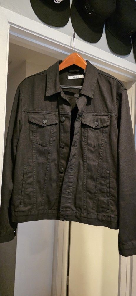 Pacsun Black Jean Jacket Large