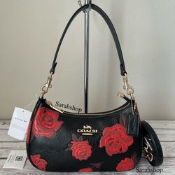 Coach Teri Shoulder Bag With Floral Print 