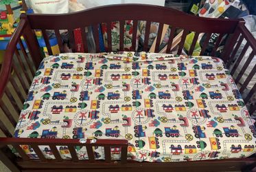 Toddler Bed With Storage, Mattress, Covers