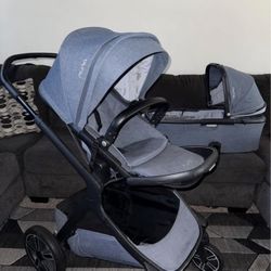 Nuna stroller with DEMI grow bassinet