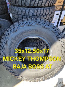 New 35x12.50x17  Tires Mickey Thompson Baja Boss  CHEVY GMC RAM FORD TOYOTA NISSAN