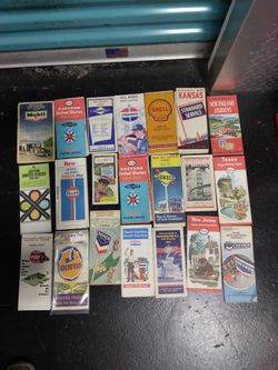 Vintage Road Maps 1930's  and up