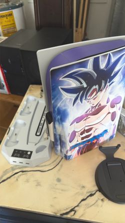 Ps5 with cooling fan and adapter