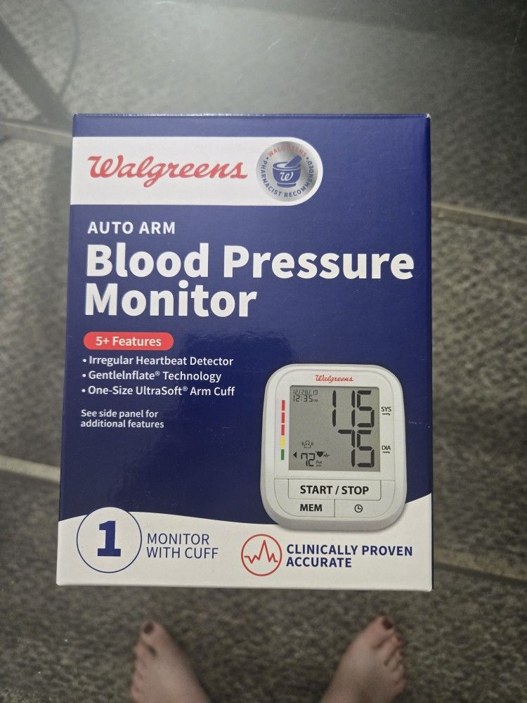 Walgreens Blood Pressure Monitor Brand New in Box Sealed