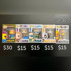 Various Funko Pops