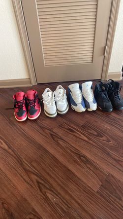 4 Pairs of Air Jordan Sneakers Bundle