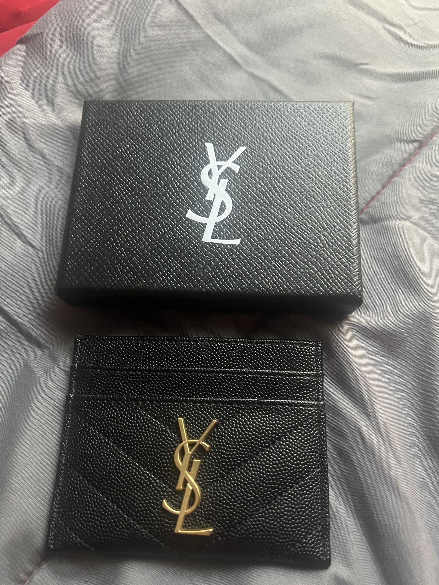 ysl wallet - black