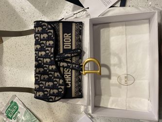 Authentic Christian Dior Saddle Slim Pouch