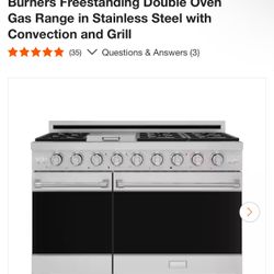 New Thor Gordon Ramsey 48” Gas Range Stainless Steel