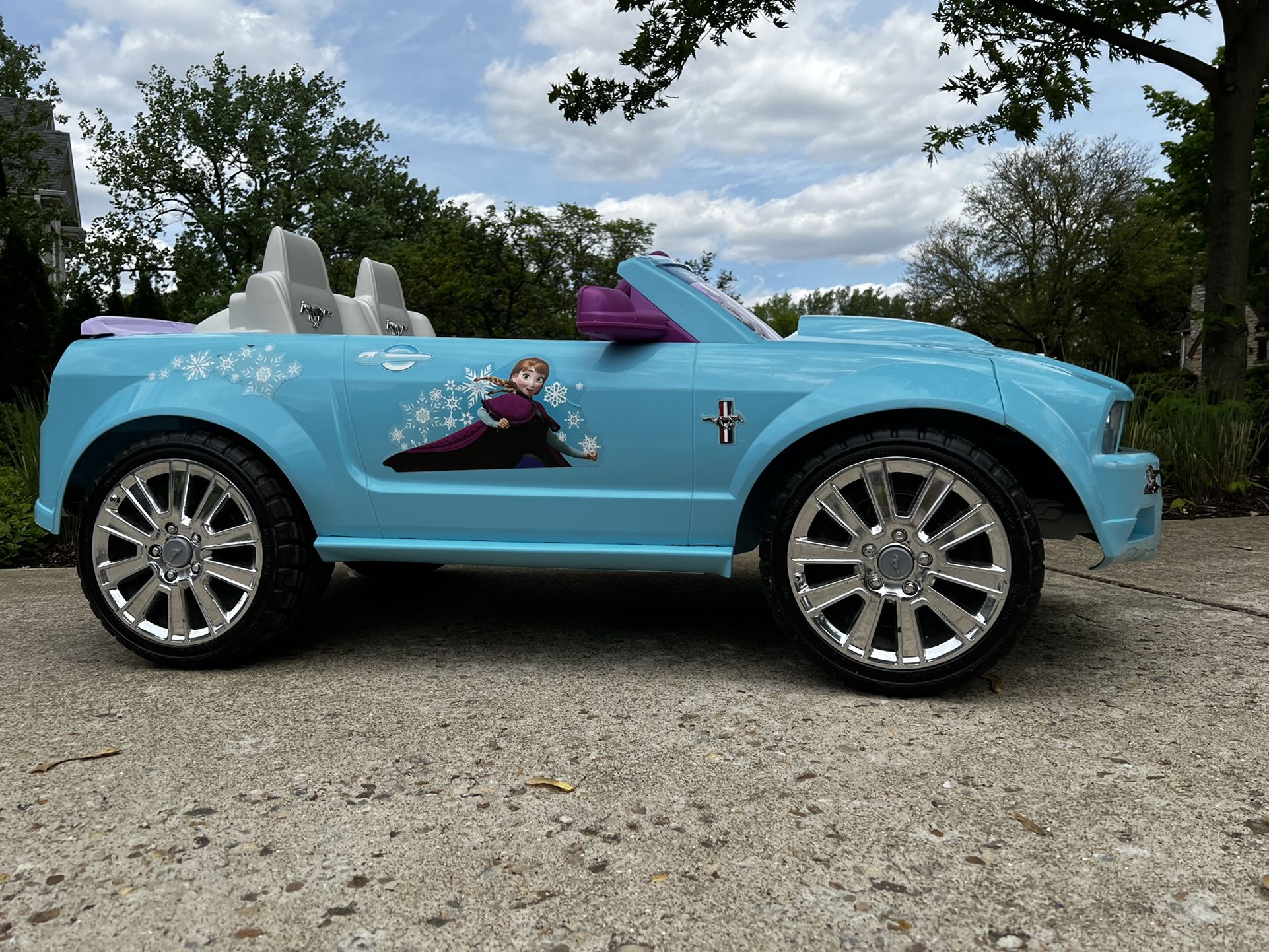 Sun’s Out, Fun’s Out! Power Wheels Frozen Mustang (New Price)