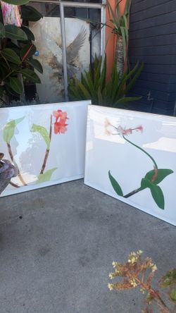 signed, and number Ed Bayard Vermillion Orchid signed, and number