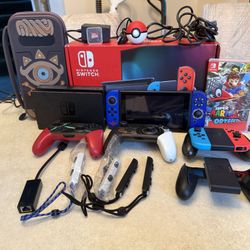 Nintendo Switch V2 Bundle (not OLED) See description For Details