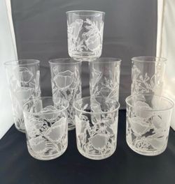 Elegant Non-slip MCM acrylic drinking glasses. Tumblers. Jupiter