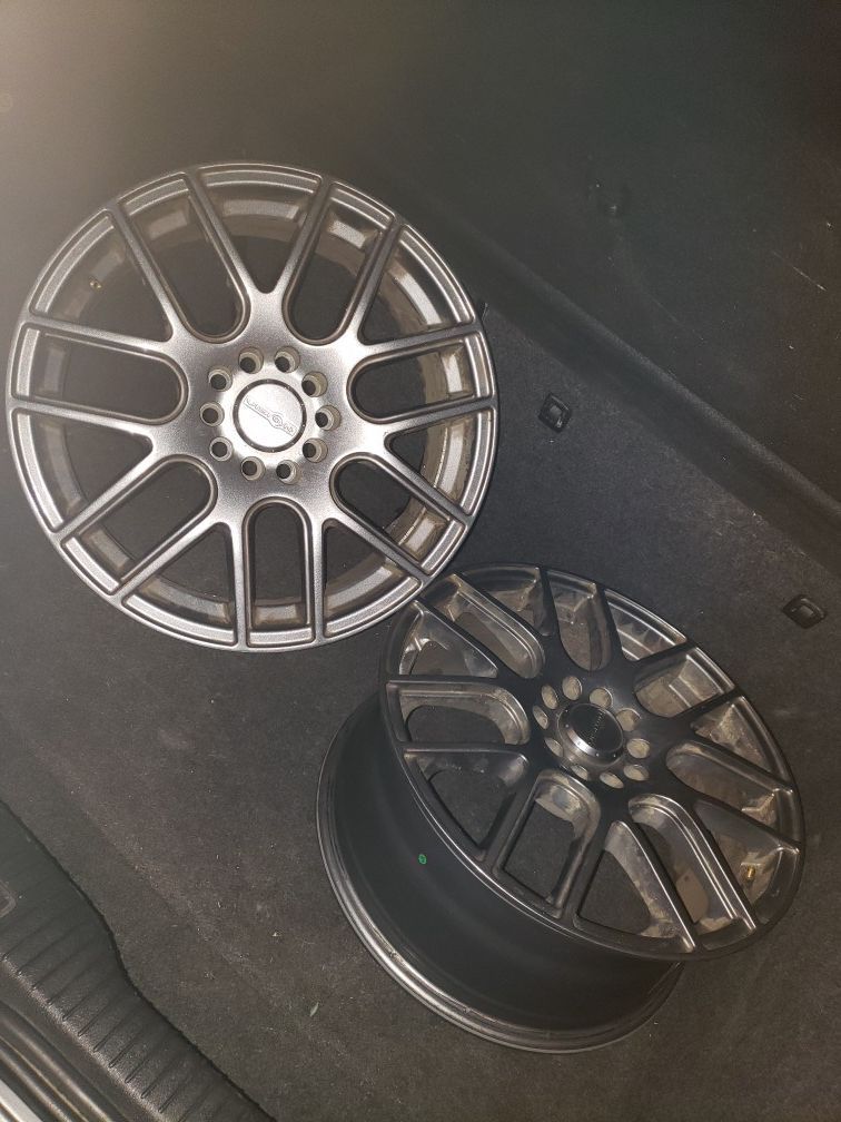 2 (two) Vision Wheels 17x7.5