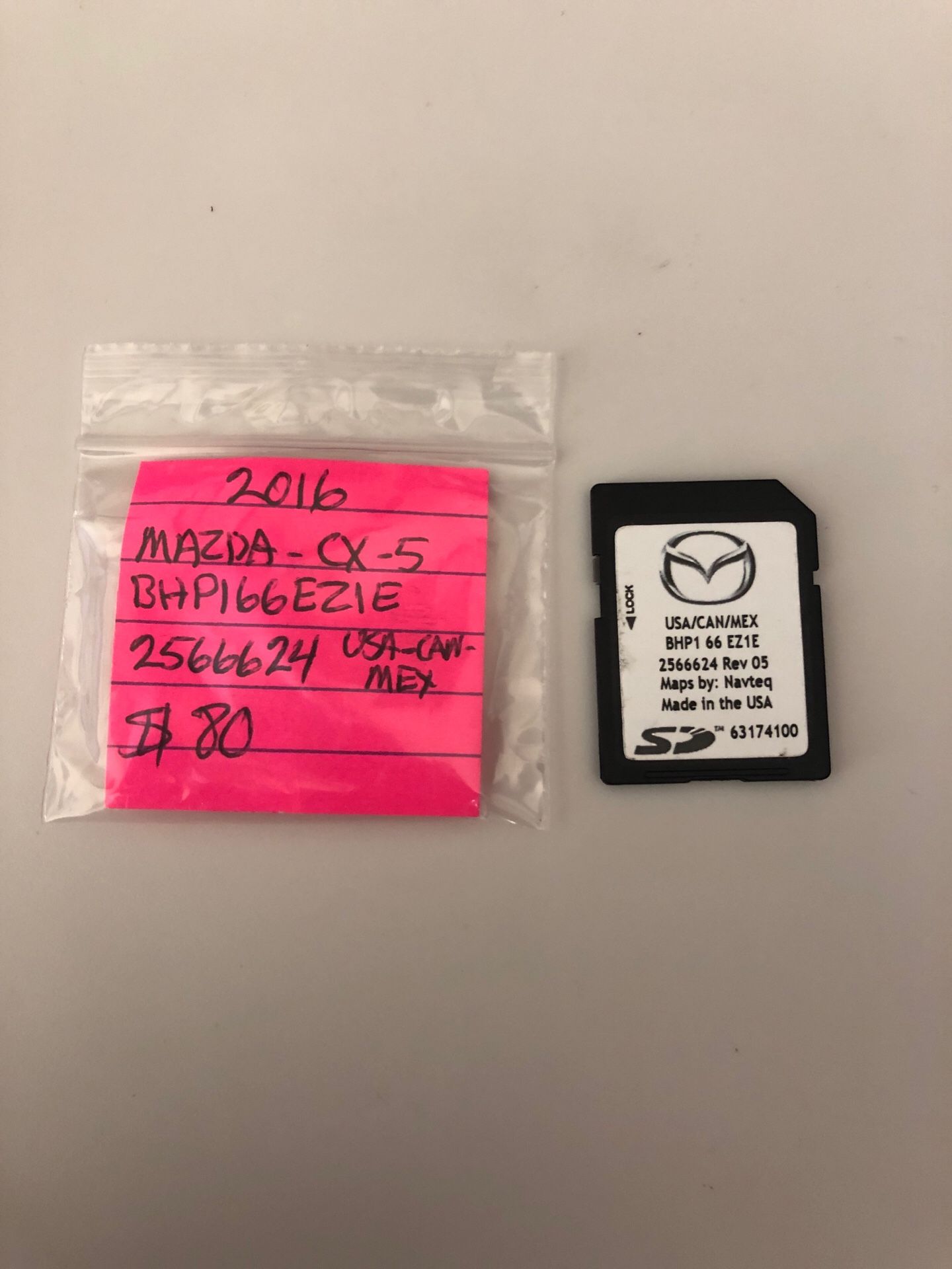 Mazda CX-5 SD card
