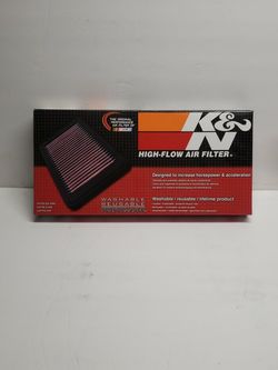 New K&N High FLOW AIR FILTER