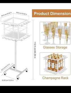 Acrylic Champagne Holder