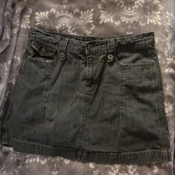 Jean Skirt with built in shorts 