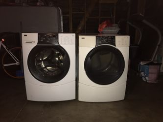 KENMORE ELITE WASHER AND DRYER