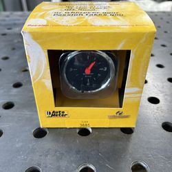 Auto Meter Clock Gauge