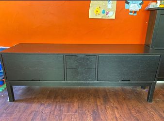 IKEA Stockholm TV Stand Window Bench In BLACK