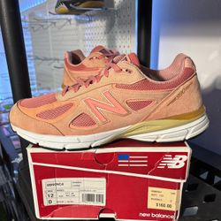 NEW BALANCE 990 PINK SIZE 12
