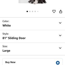 Doggy door - 81” Sliding Door 