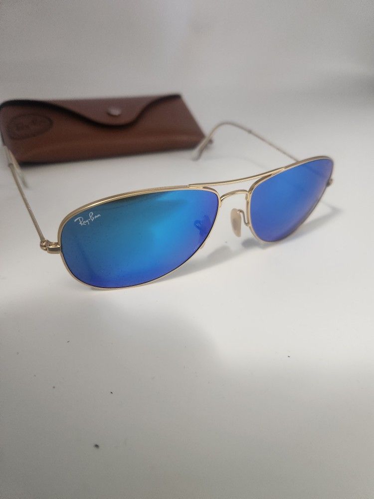 Ray-Ban Cockpit Lens Flash Blue 3362 Frame 59-14 (Average Size)