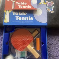 Desktop Miniature Ping Pong Set New Paddles Net Ball Table Tennis Game Set