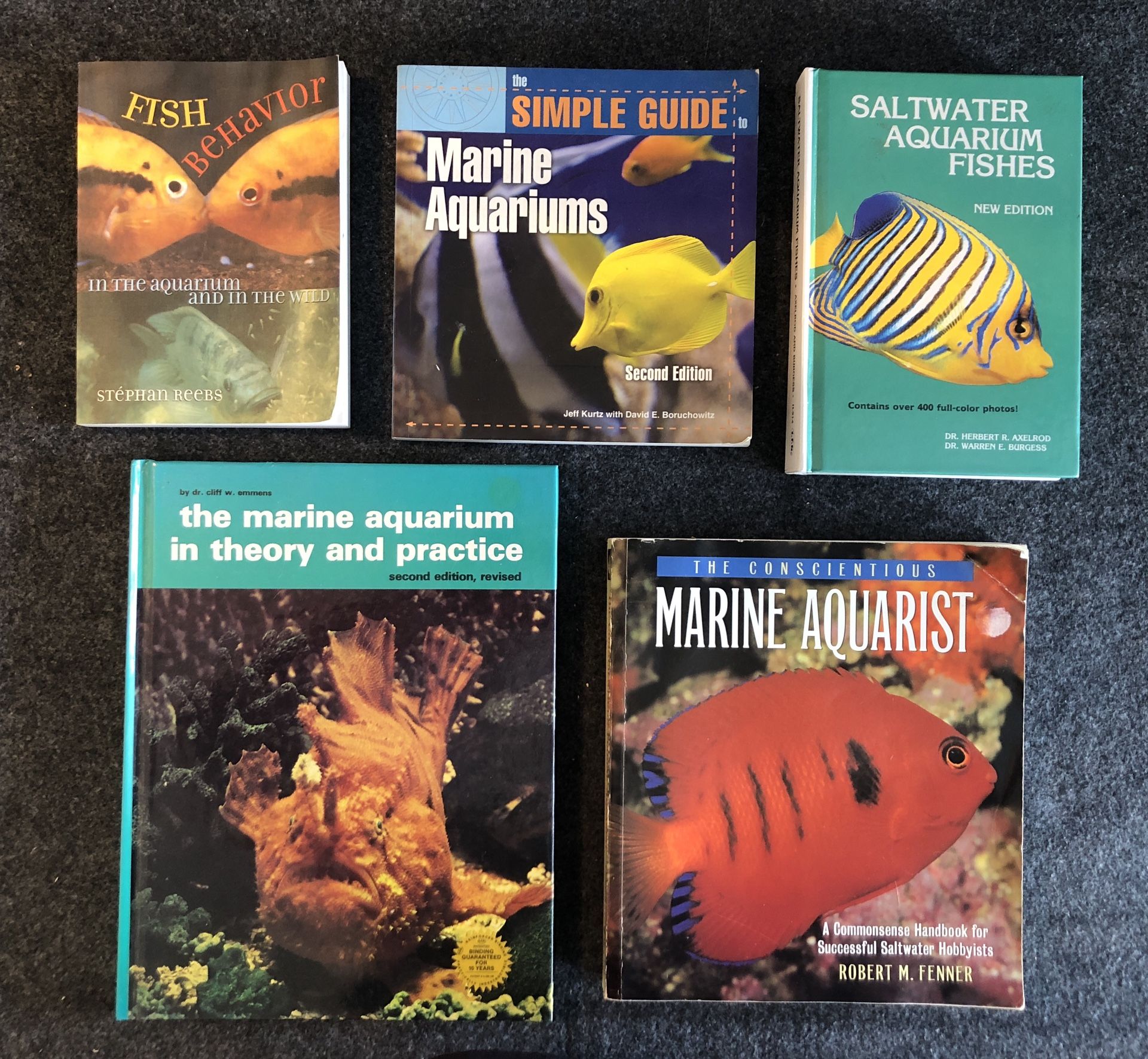 Saltwater Fish/Aquarium Books