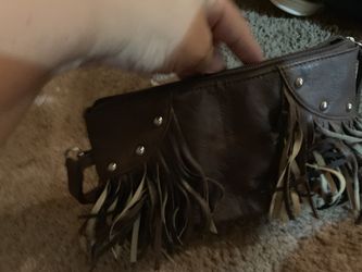 Brown wristlet