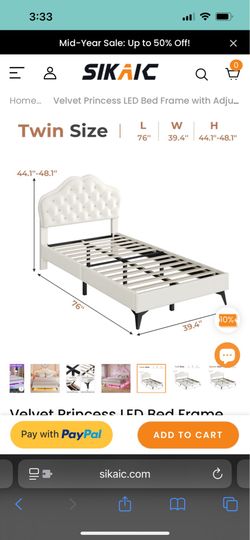 Girls twin bed new / cama twin