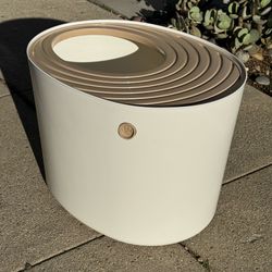 Top Entry Cat Litter Pan Box Large Ivory/Tan Iris USA (Silver Lake)