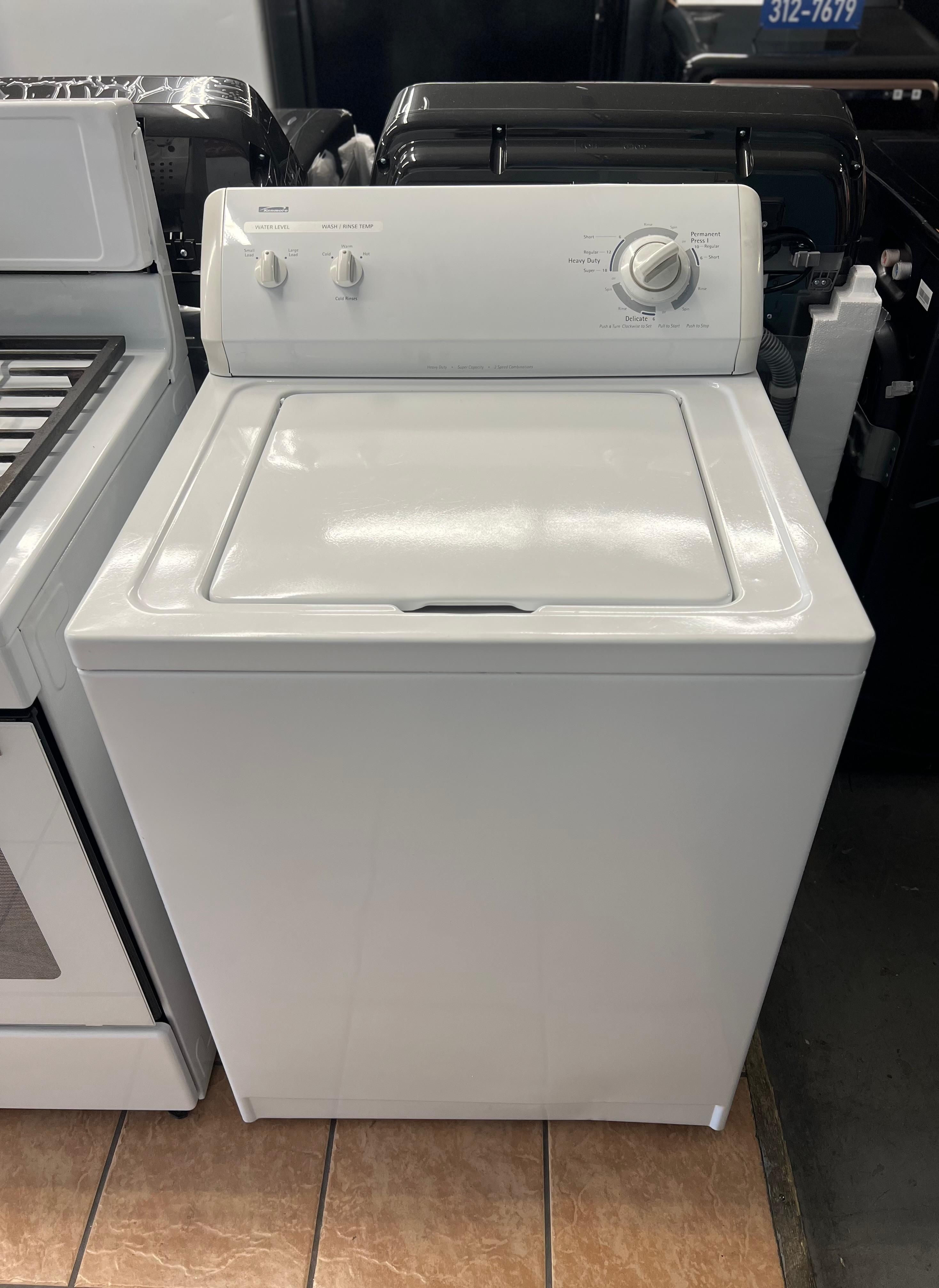 Kenmore Washer Top Load with Agitator