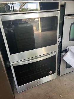 Stainless steel double oven