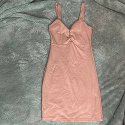 Mauve Or Matte Blush Colored Dress Size Small 