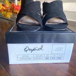 Quip Suade Heels Size 8.5