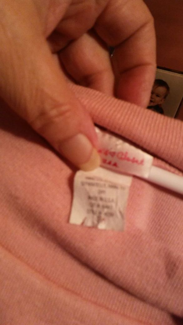 Ladies pink top size small