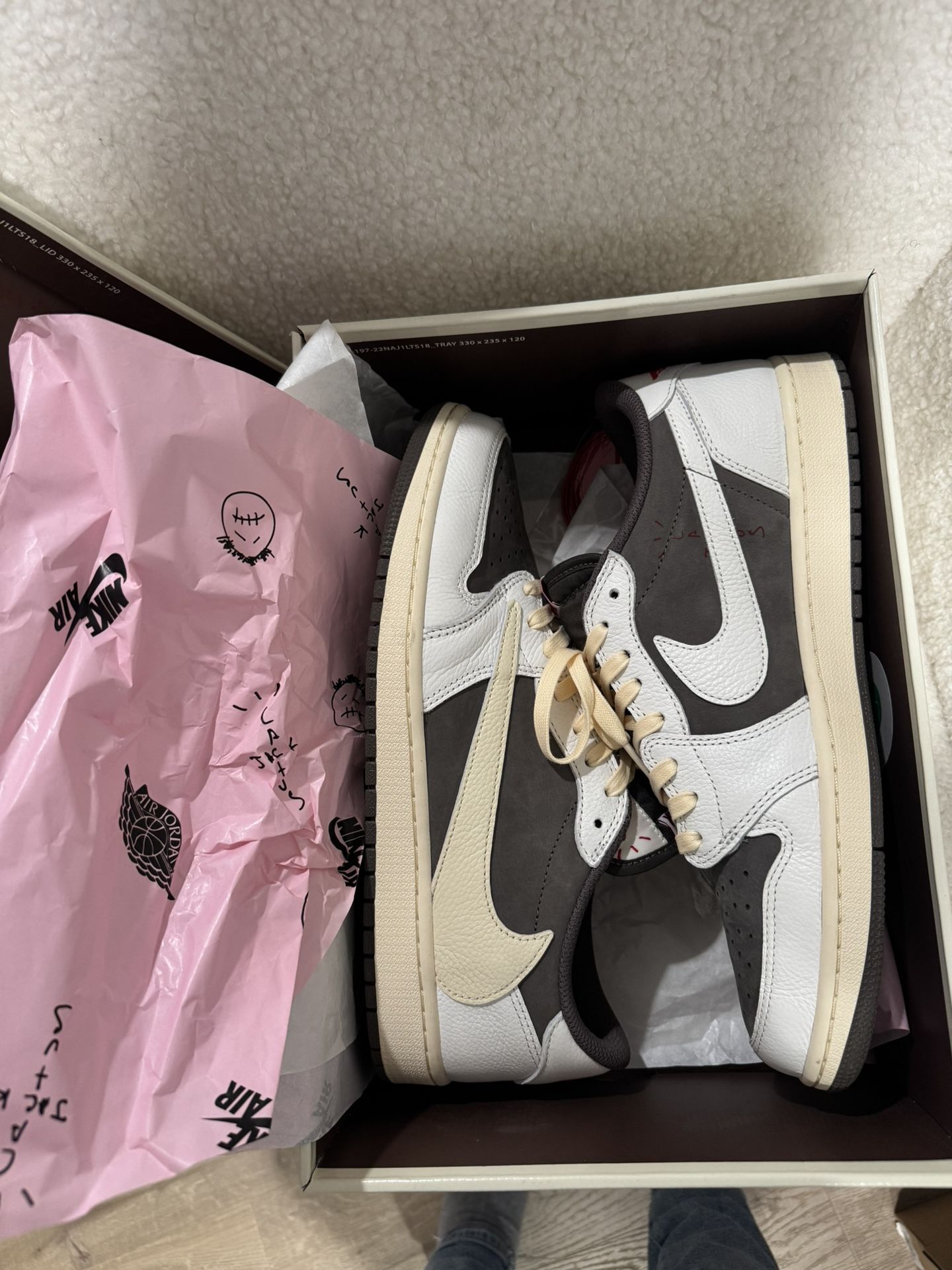 🔥 Travis Scott Jordan 1 Low - 12 Men’s - Reverse Mocha