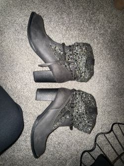 Grey Boots