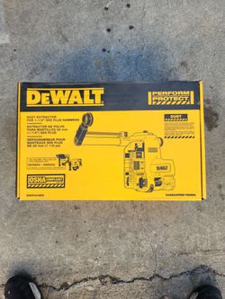 Dewalt dust extractor