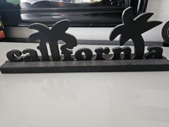 California Wood Sign 