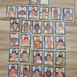 Don Russ Diamond King set of 26 baseball cards