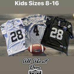 Men, Women And Kids Raiders Jerseys 