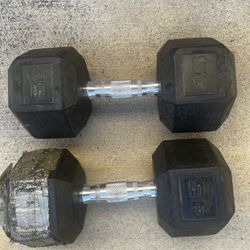 45 lbs dumbbell Set 