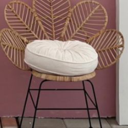 Wicker Chair With Cushion