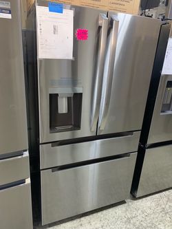 Stainless Steel French Door Refrigerator with Dispenser