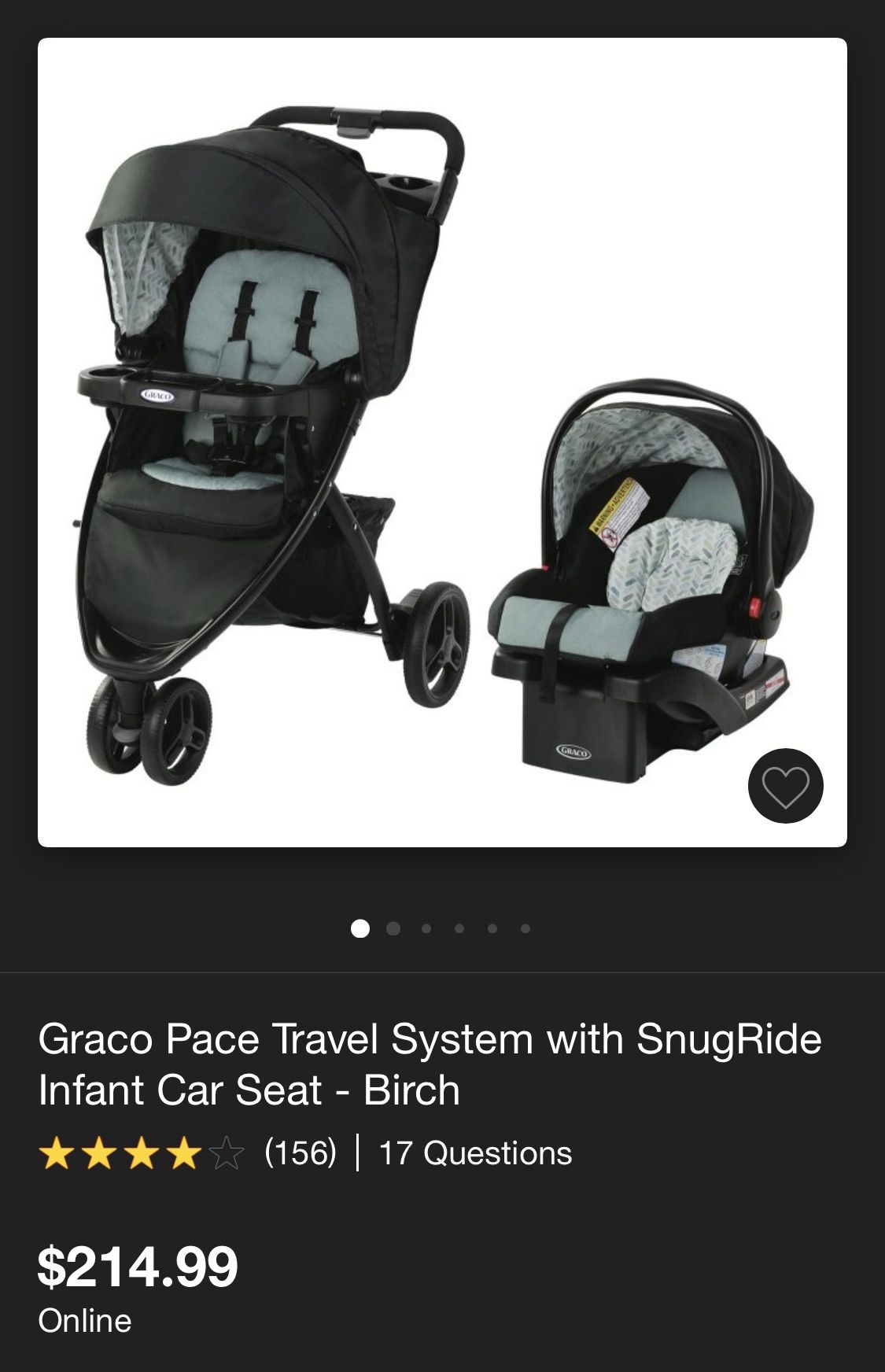 Graco Pace Travel System