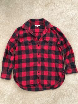 Madewell Red/Black XS Flannel
