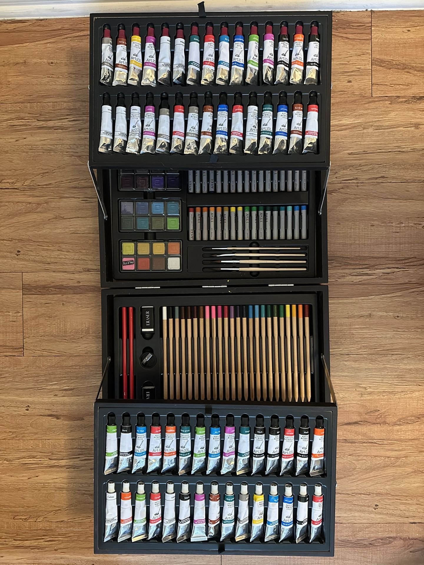 Art Supplies Case Kit